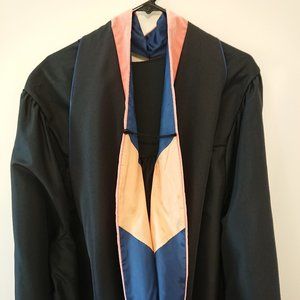 Graduation hood and gown